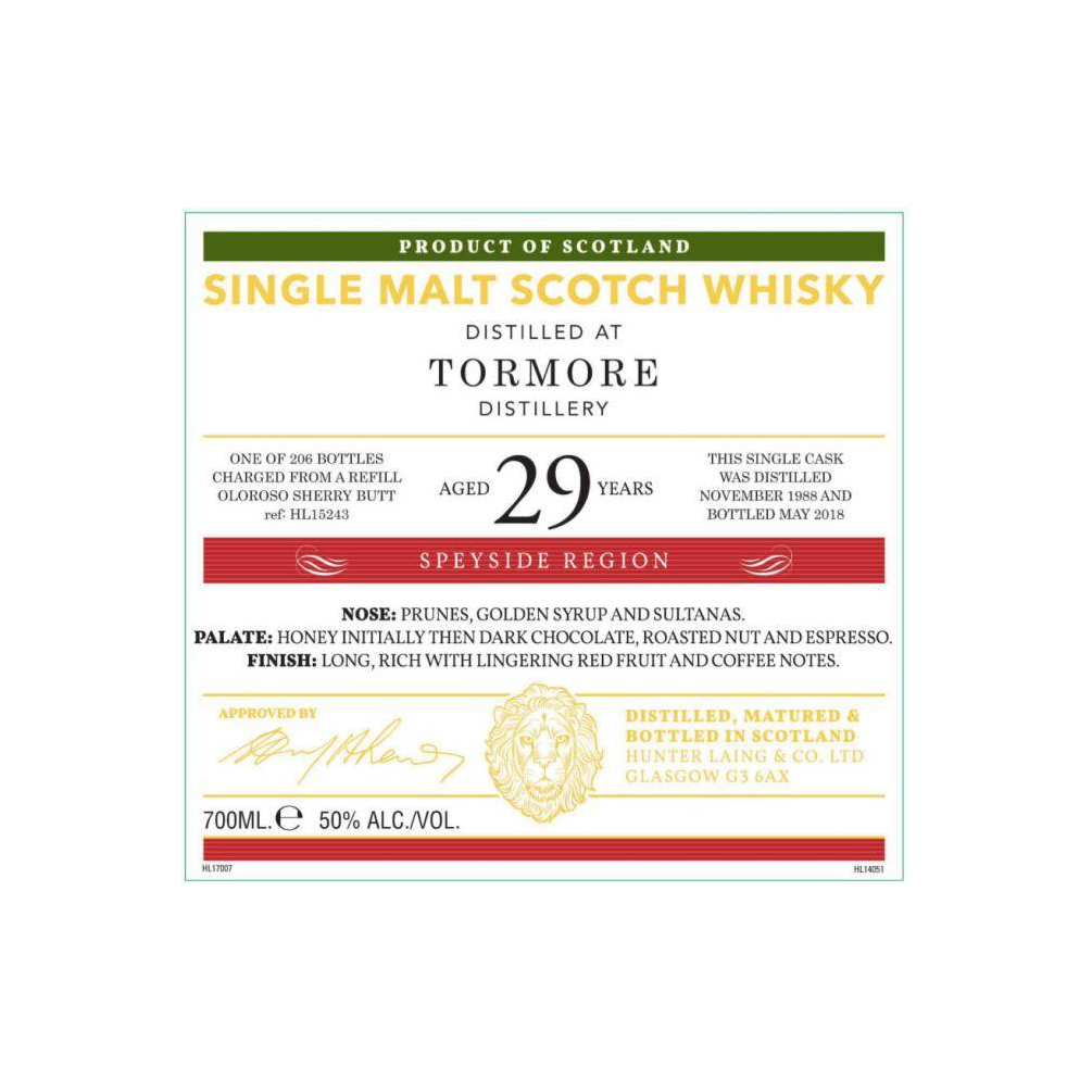 Tormore Old Malt Cask 1988 29 Years Single Malt Whisky 2