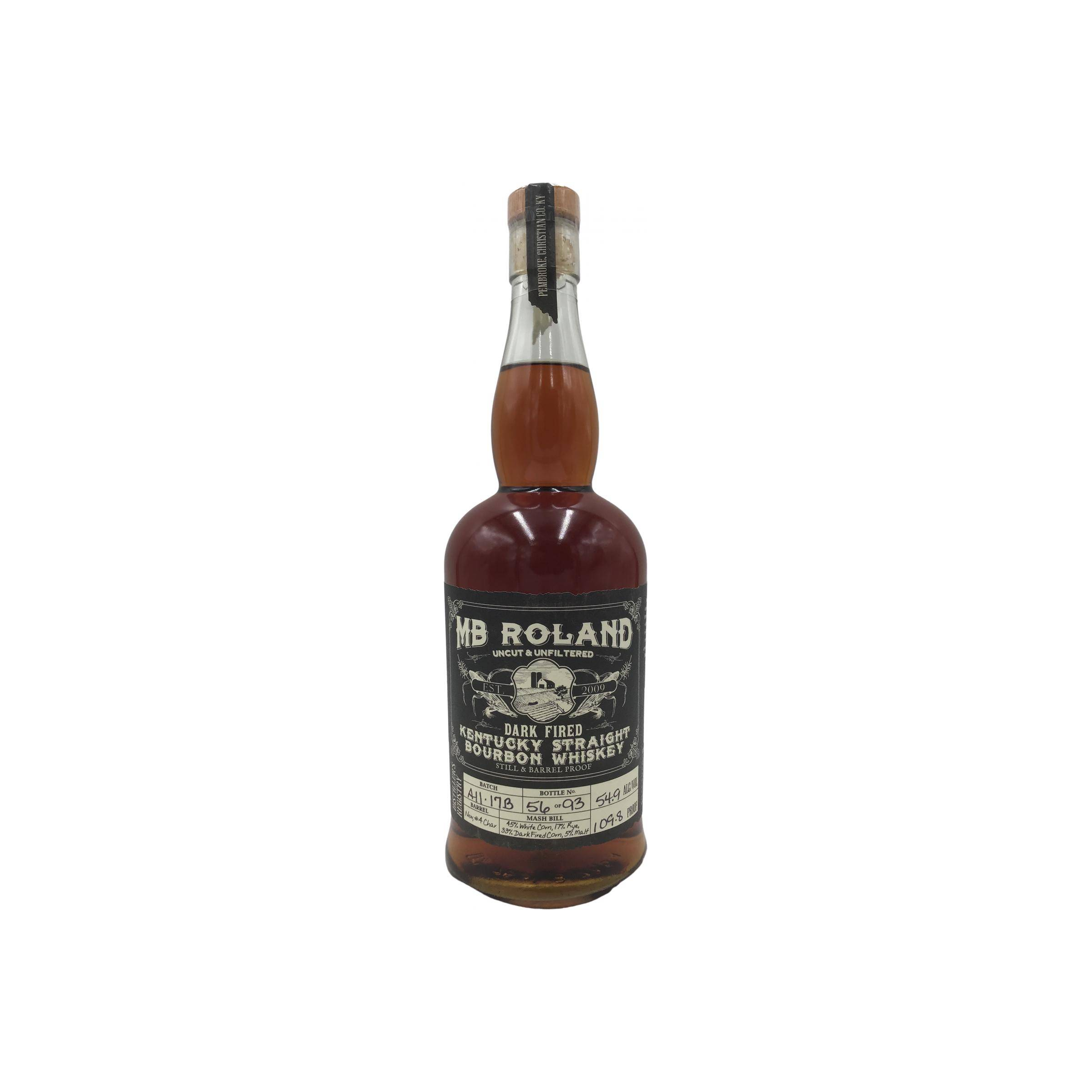 MB Roland Dark Fired - Kentucky Straight Bourbon Whiskey