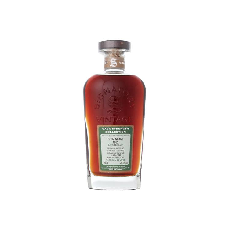 Glen Grant Cask Strength Collection 1965 40 Years Single Malt Whisky