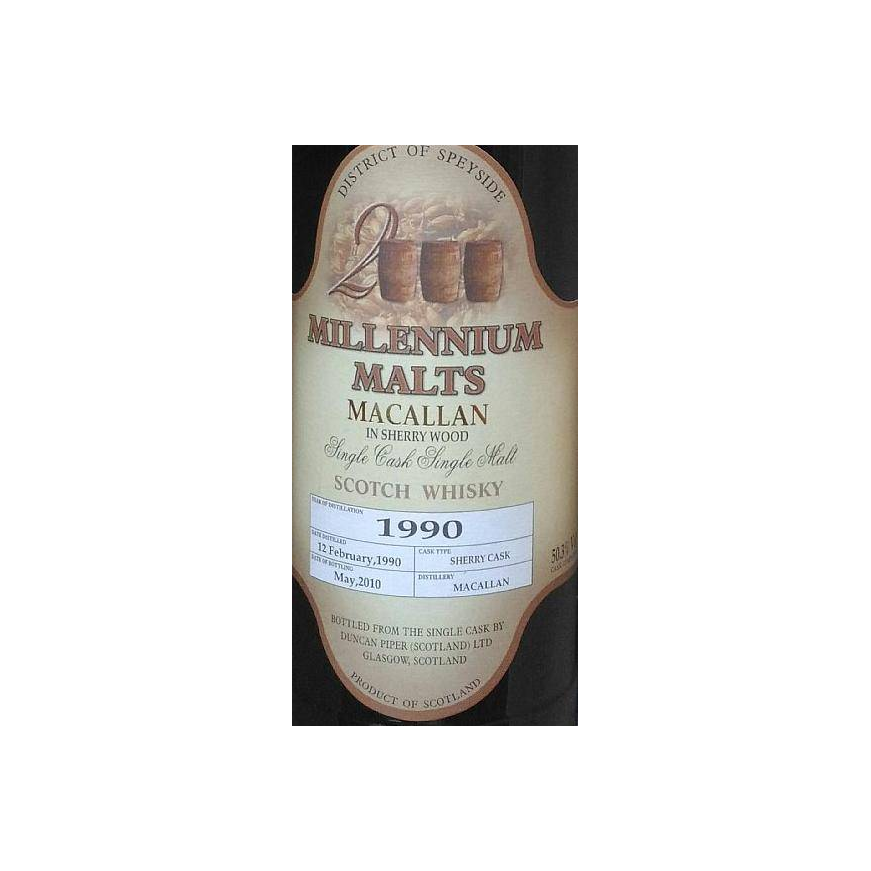The Macallan 1990 20 Years Single Malt Whisky