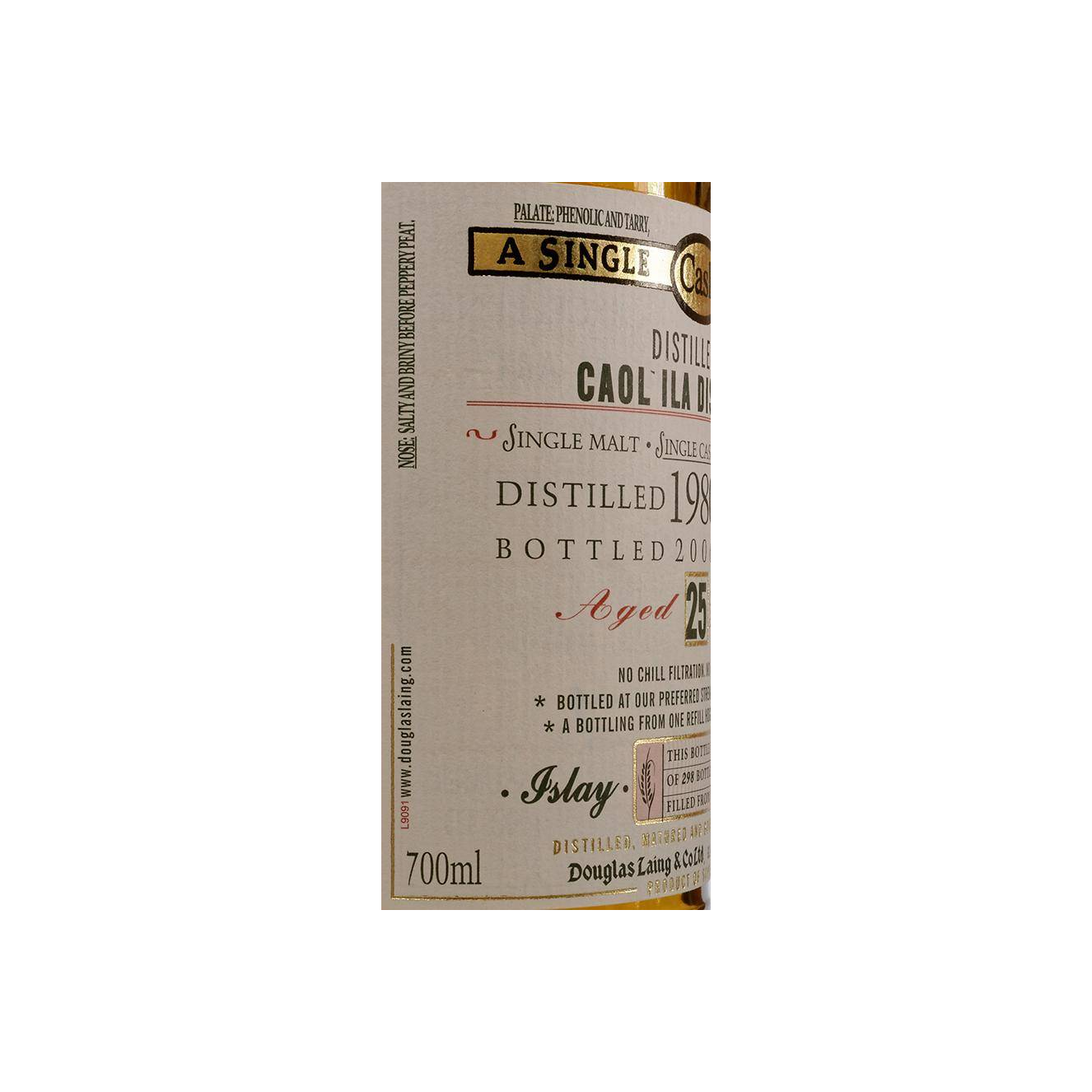 Caol Ila Old Malt Cask 1980 25 Years Single Malt Whisky 3