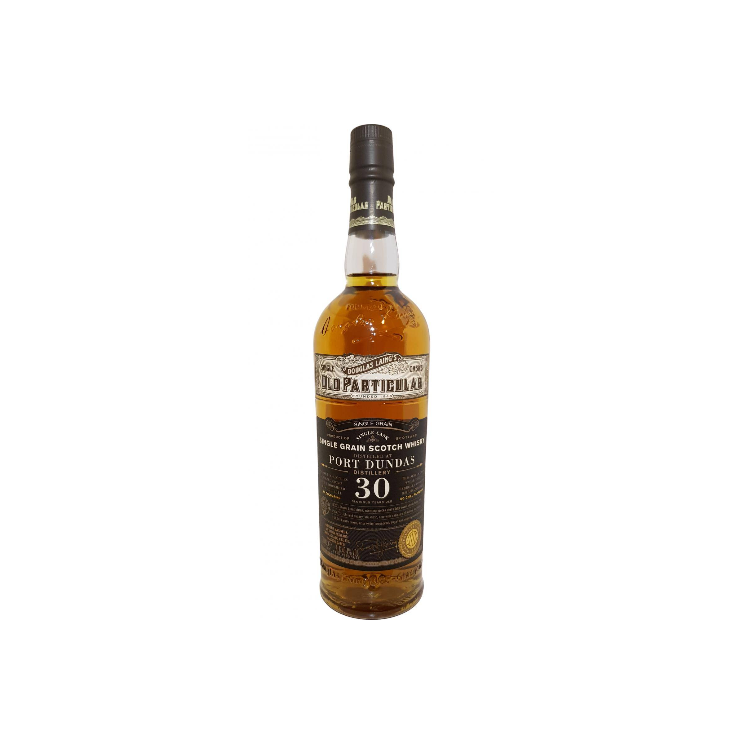 Port Dundas Old Particular 1990 30 Years Single Grain Whisky