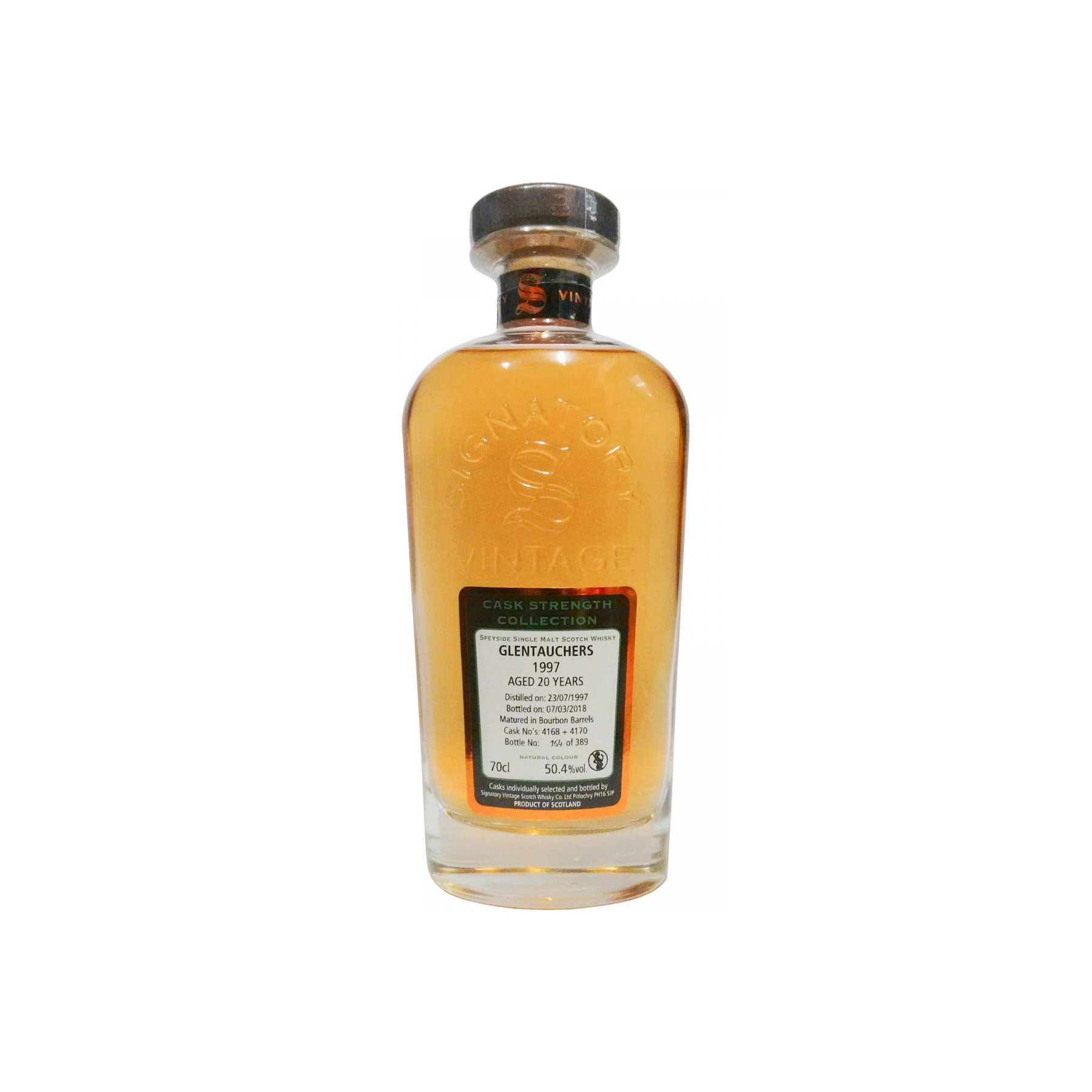 Glentauchers Cask Strength Collection 1997 20 Years Single Malt Whisky