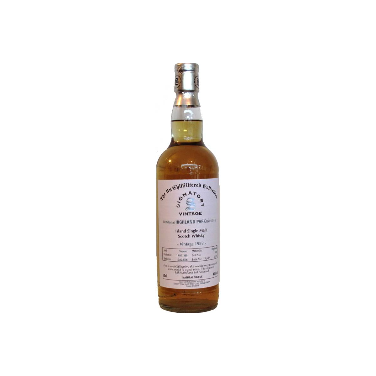 Highland Park The Un-Chillfiltered Collection 1989 16 Years Single Malt Whisky