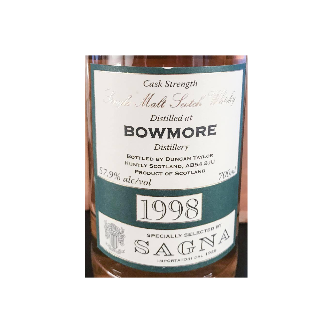 Bowmore 1998 11 Years Single Malt Whisky