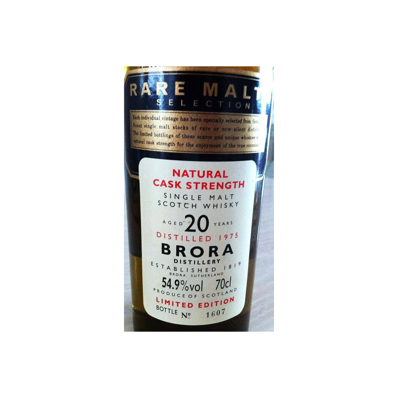 Brora 1975 20 Years Single Malt Whisky 2