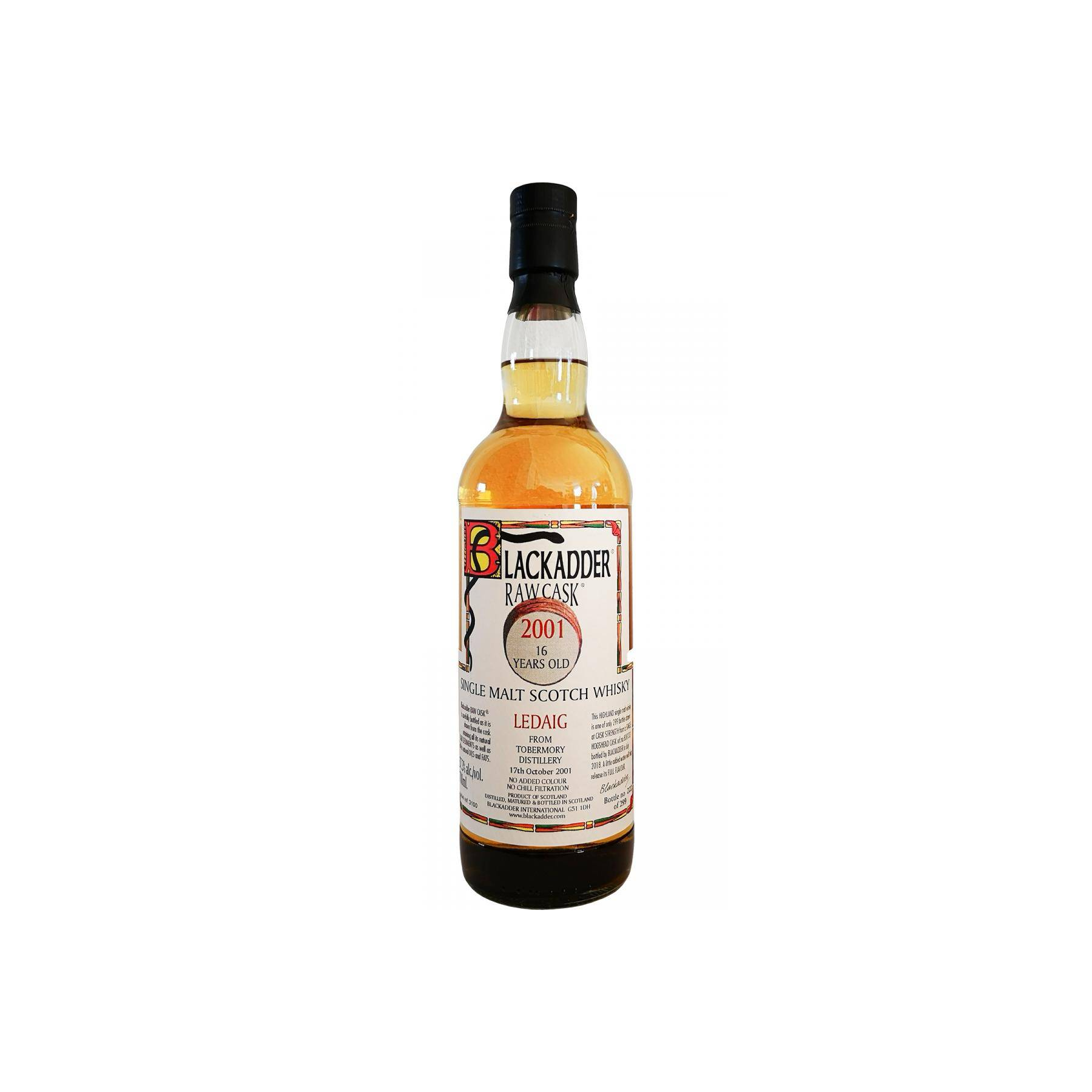 Tobermory Raw Cask 2001 16 Years Single Malt Whisky