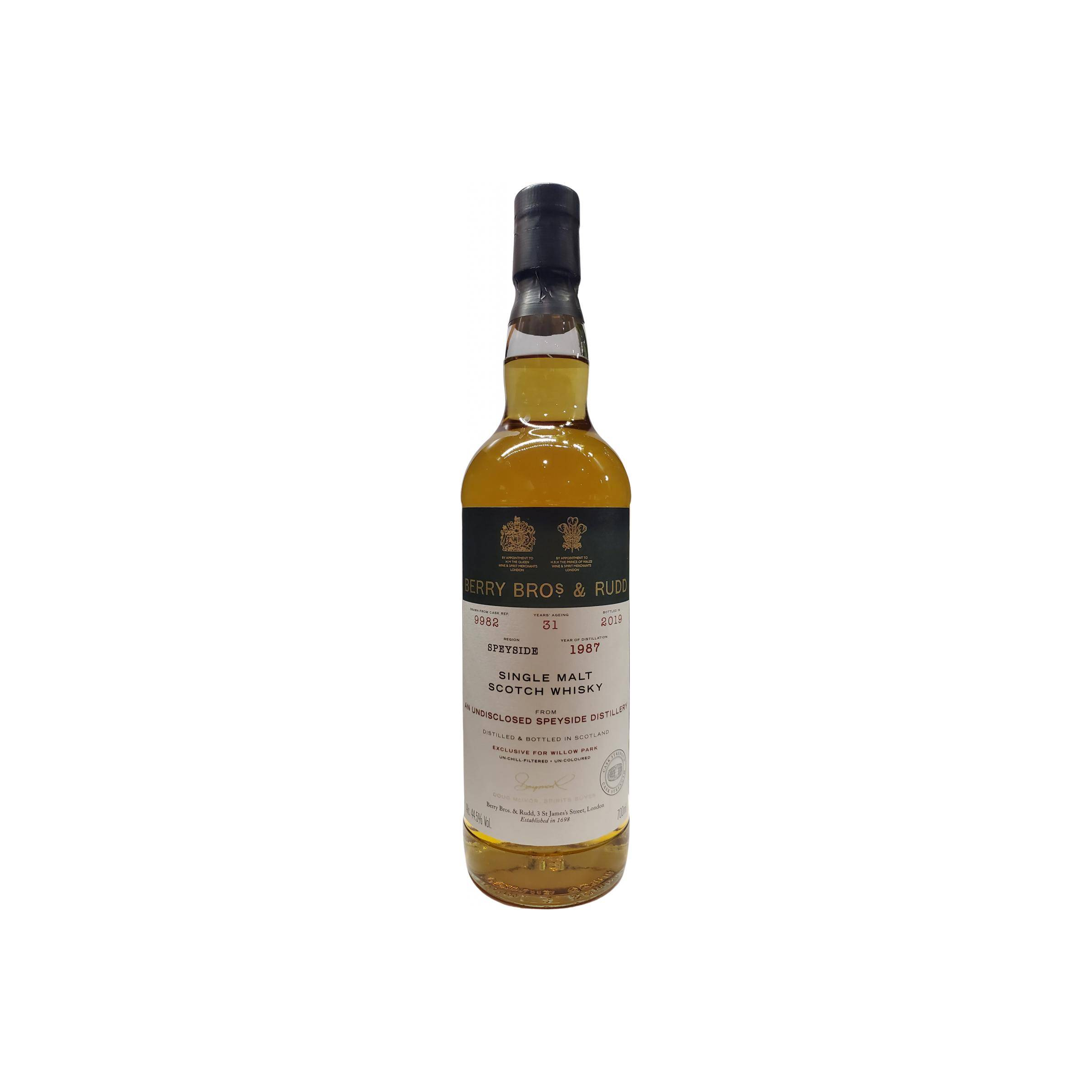 Berry Bros. & Rudd 1987 31 Years Single Malt Whisky