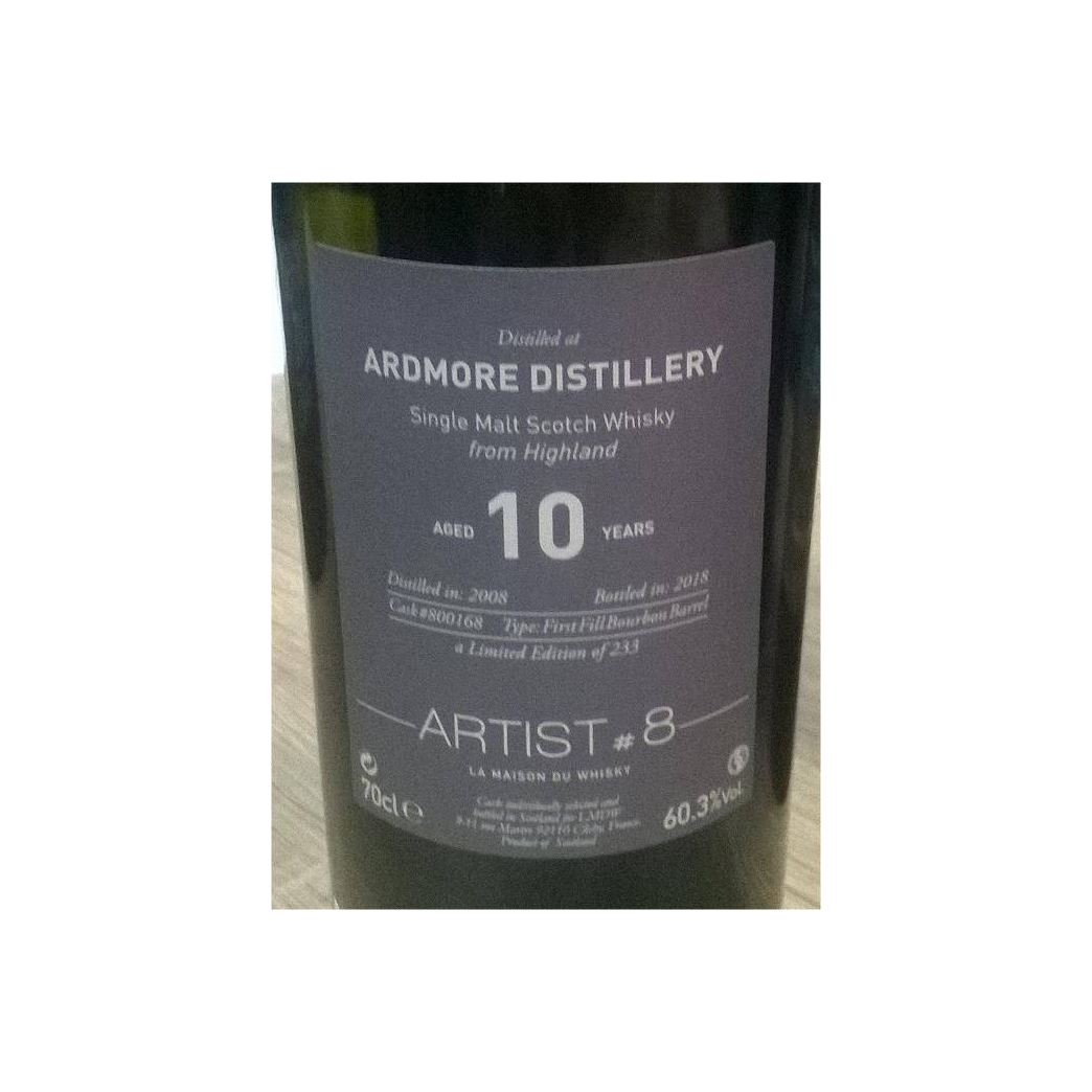 Ardmore 2008 10 Years Single Malt Whisky 3