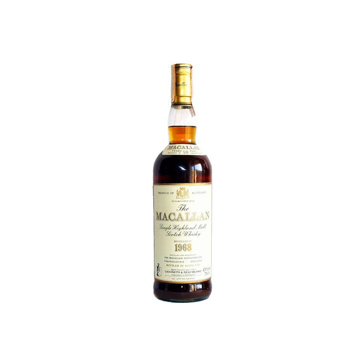 The Macallan 1968 18 Years Single Malt Whisky
