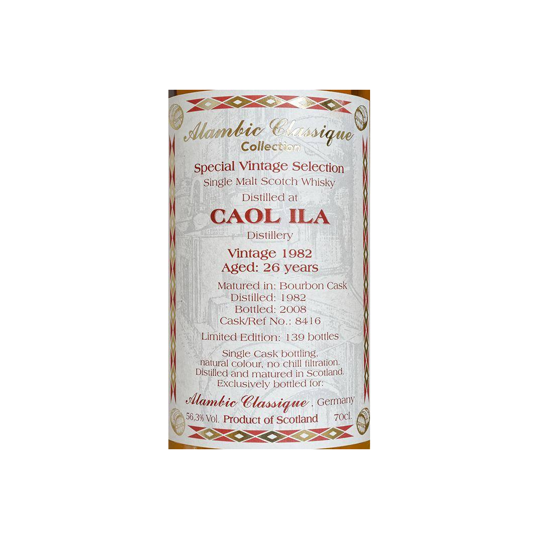 Caol Ila 1982 26 Years Single Malt Whisky 2
