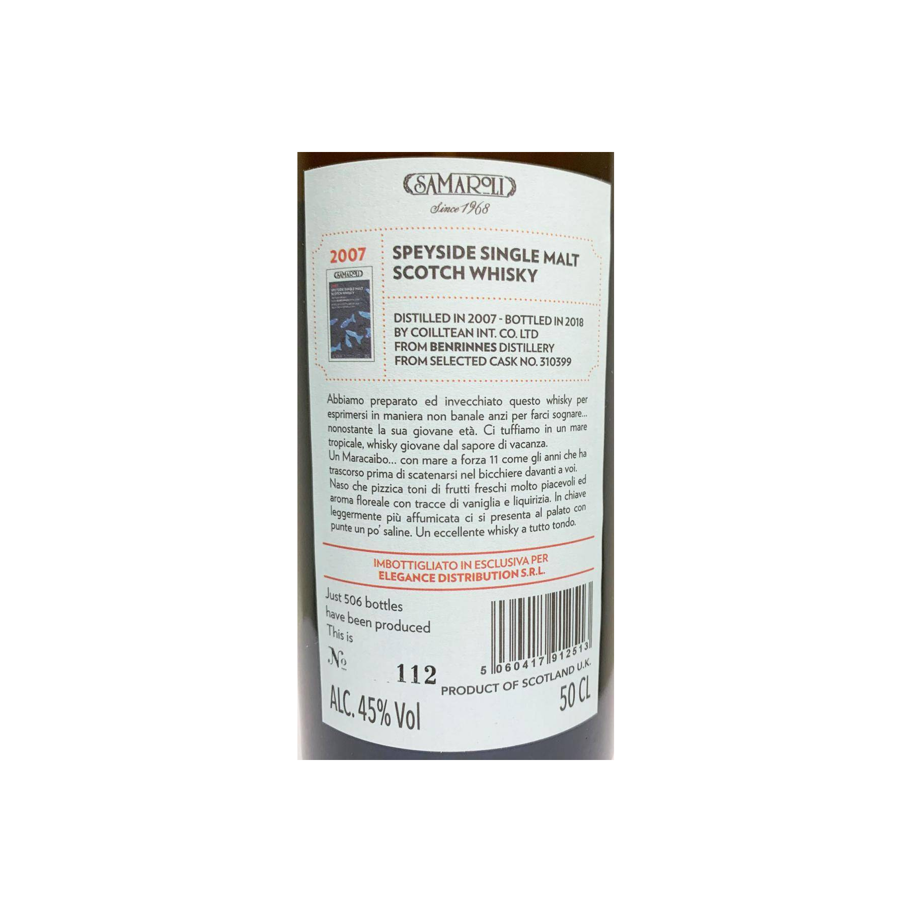 Benrinnes 2007 11 Years Single Malt Whisky 2