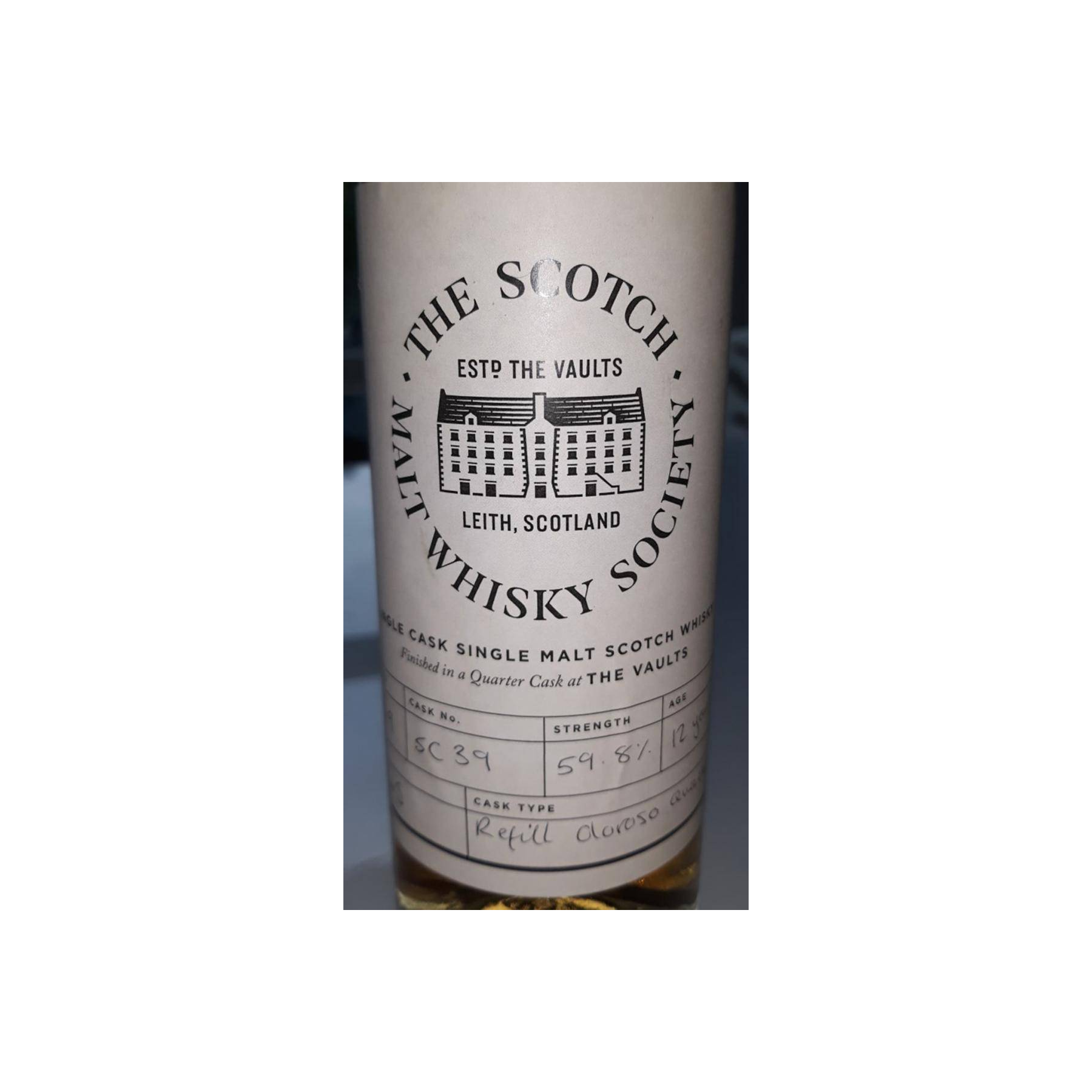 The Scotch Malt Whisky Society 2006 12 Years Single Malt Whisky