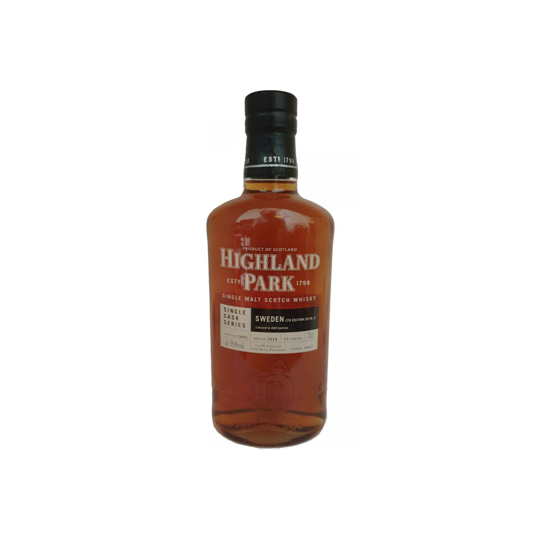 Highland Park Single Cask 2003 15 Years Single Malt Whisky 2