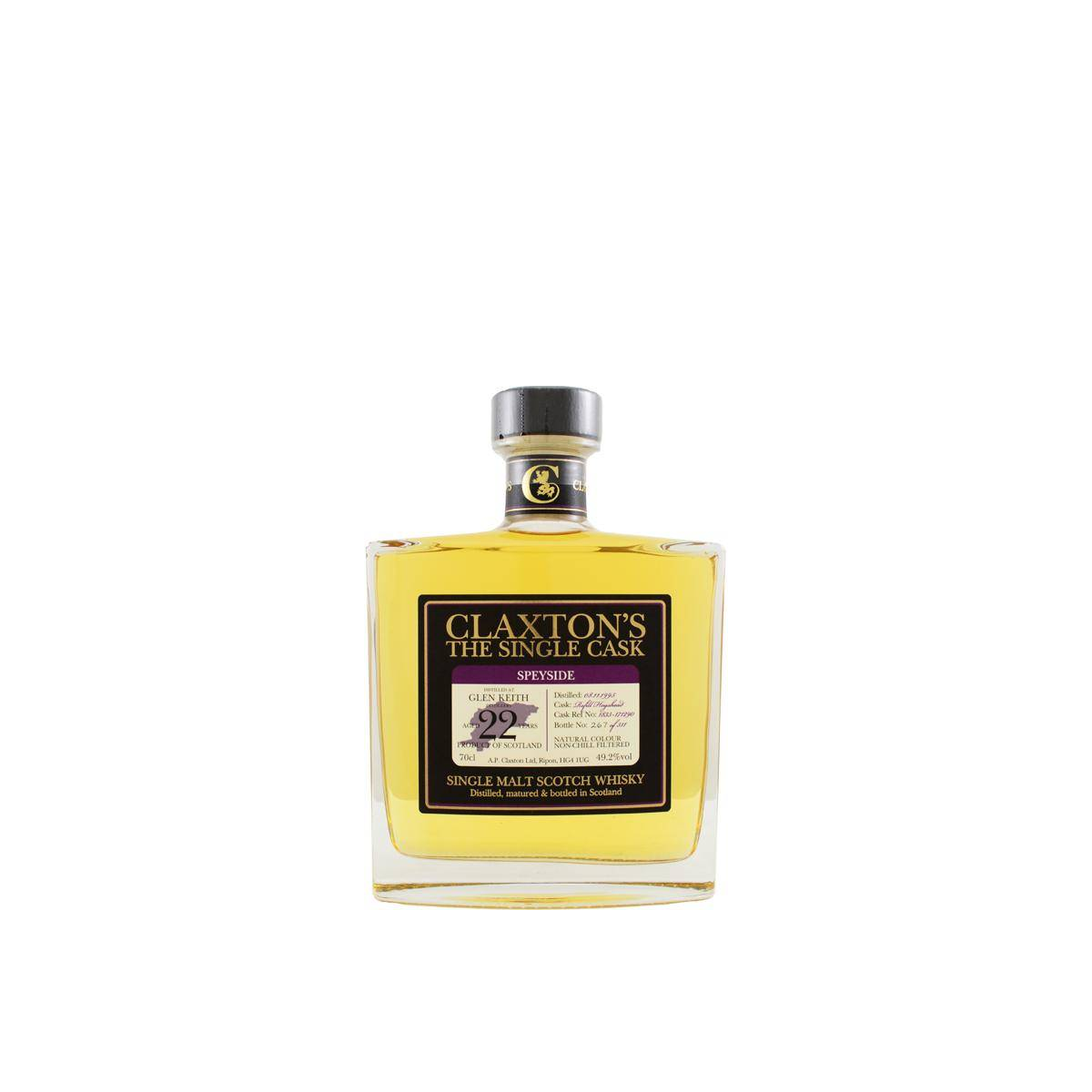 Glen Keith 1995 22 Years Single Malt Whisky