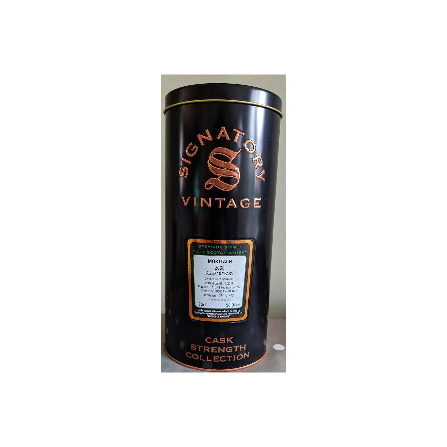 Mortlach Cask Strength Collection 2008 10 Years Single Malt Whisky 2