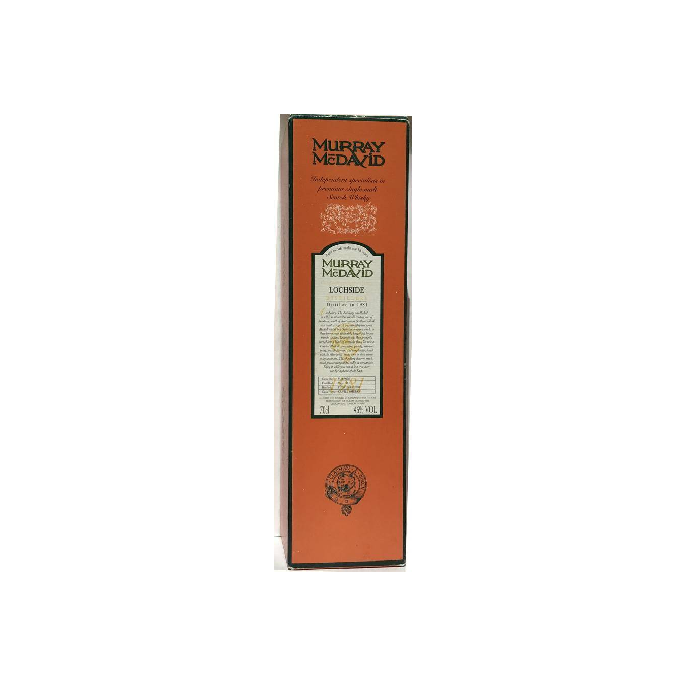 Lochside 1981 18 Years Single Malt Whisky 3