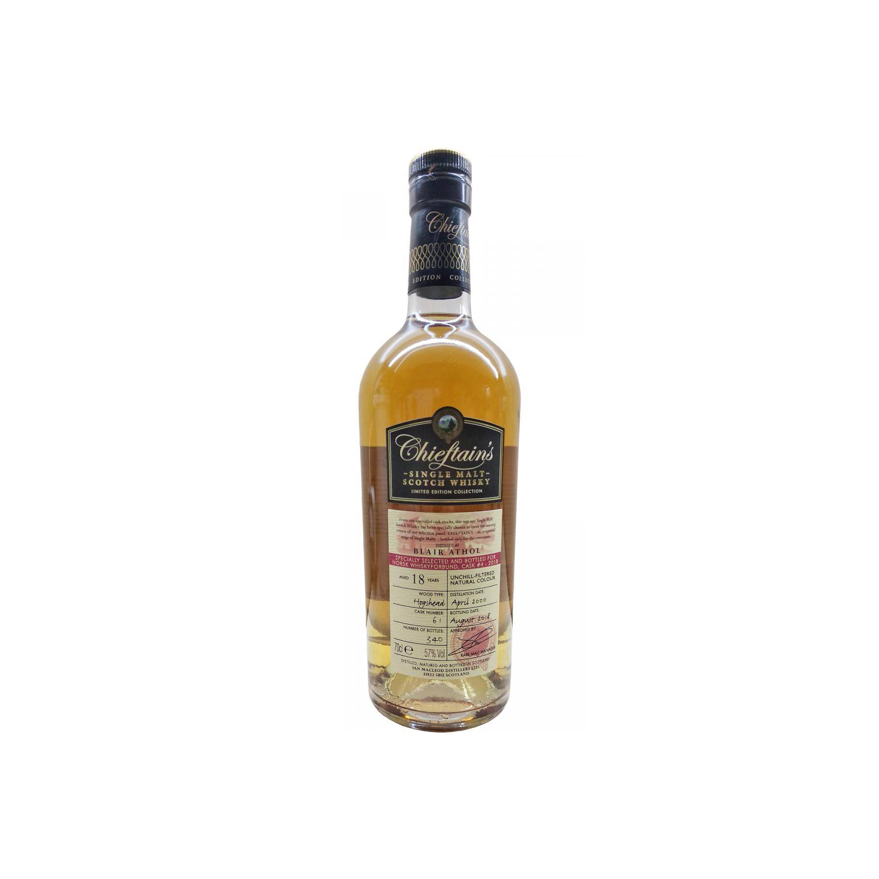 Blair Athol 2000 18 Years Single Malt Whisky