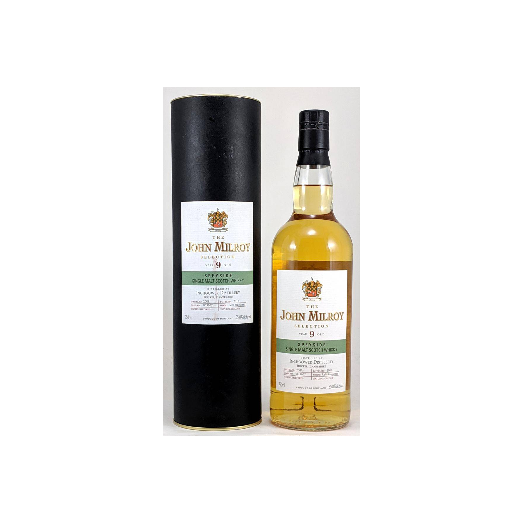 Inchgower 2009 9 Years Single Malt Whisky