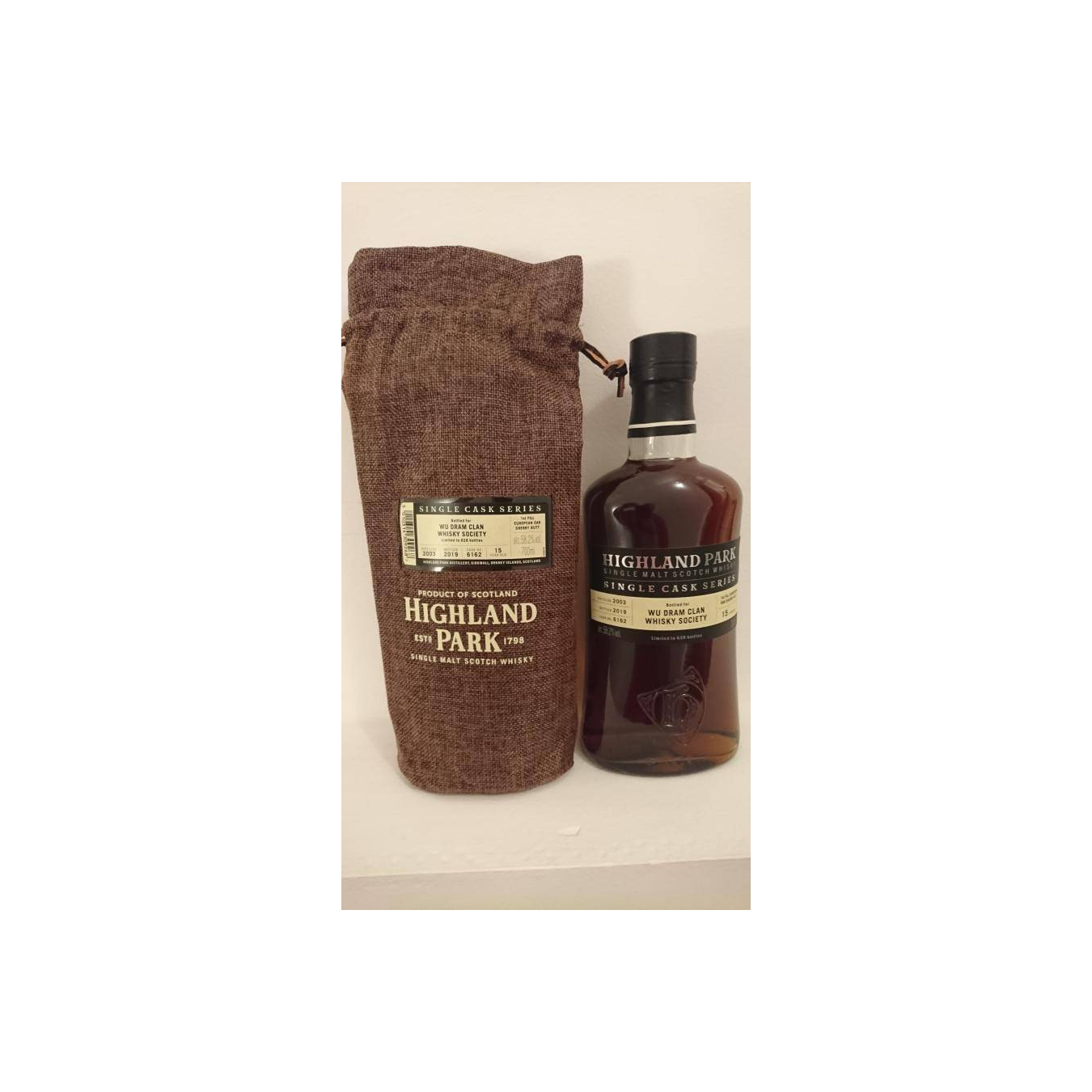 Highland Park Single Cask 2003 15 Years Single Malt Whisky 2
