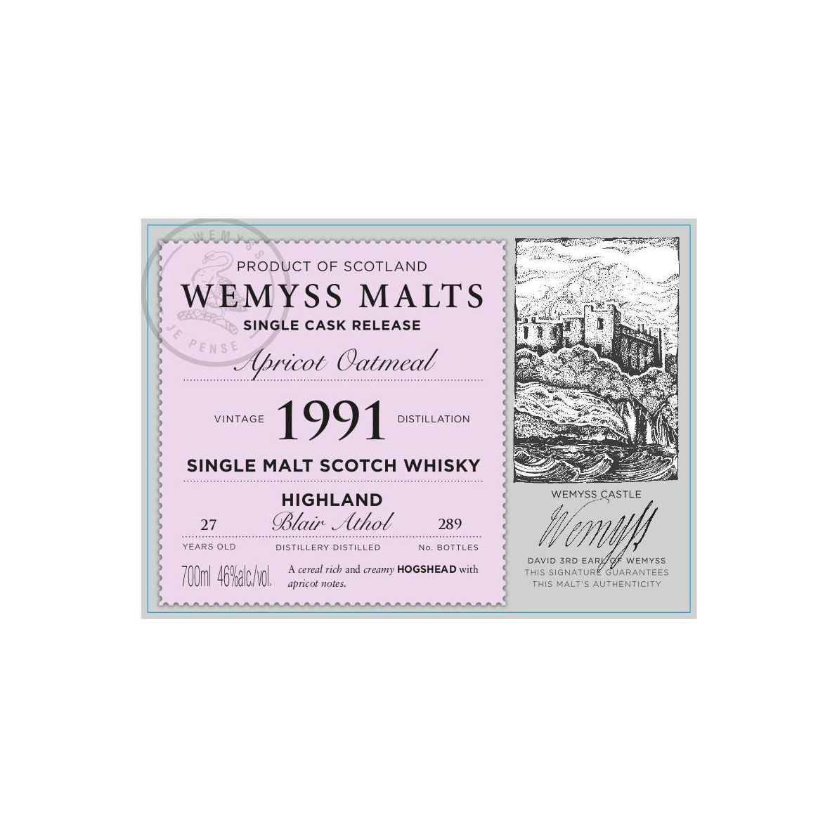 Blair Athol 1991 27 Years Single Malt Whisky 3