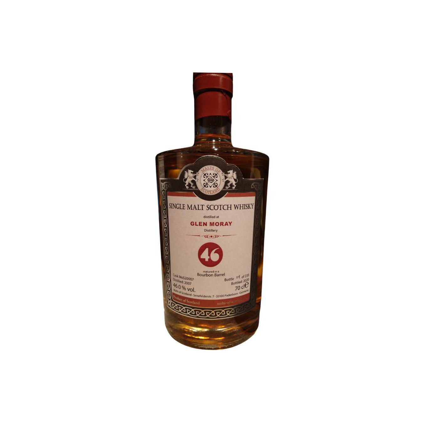 Glen Moray 2007 13 Years Single Malt Whisky
