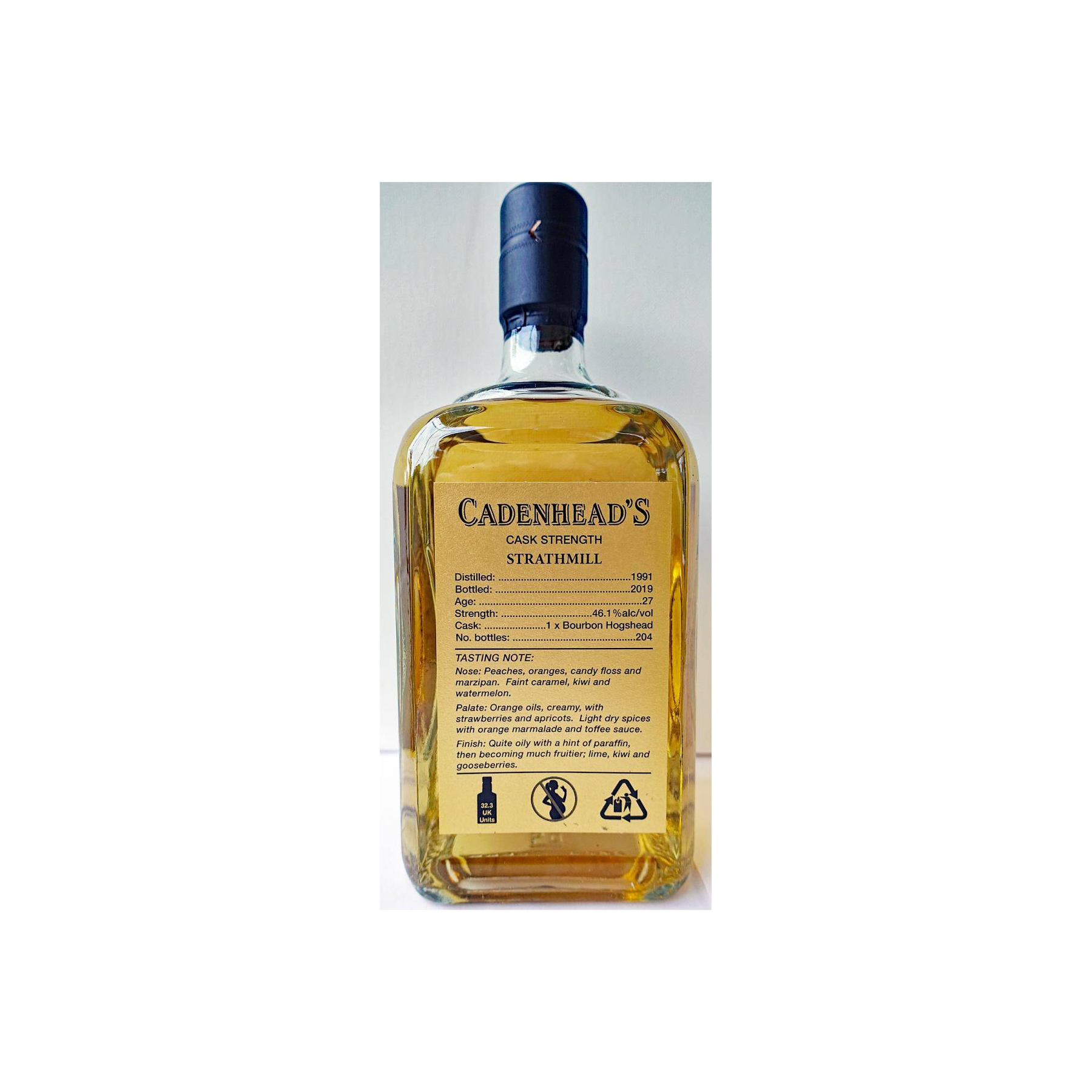 Strathmill Single Cask 1991 27 Years Single Malt Whisky 2