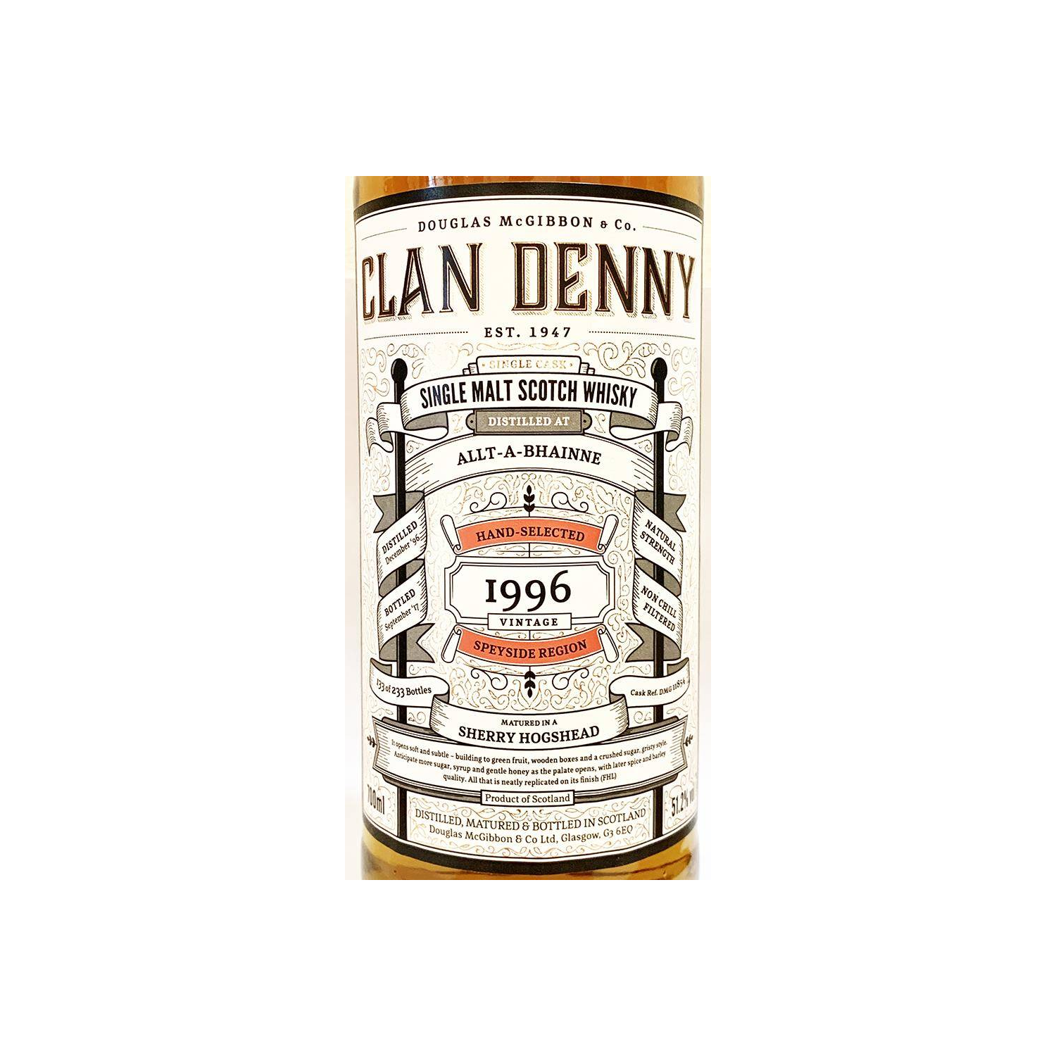 Allt-A-Bhainne 1996 20 Years Single Malt Whisky