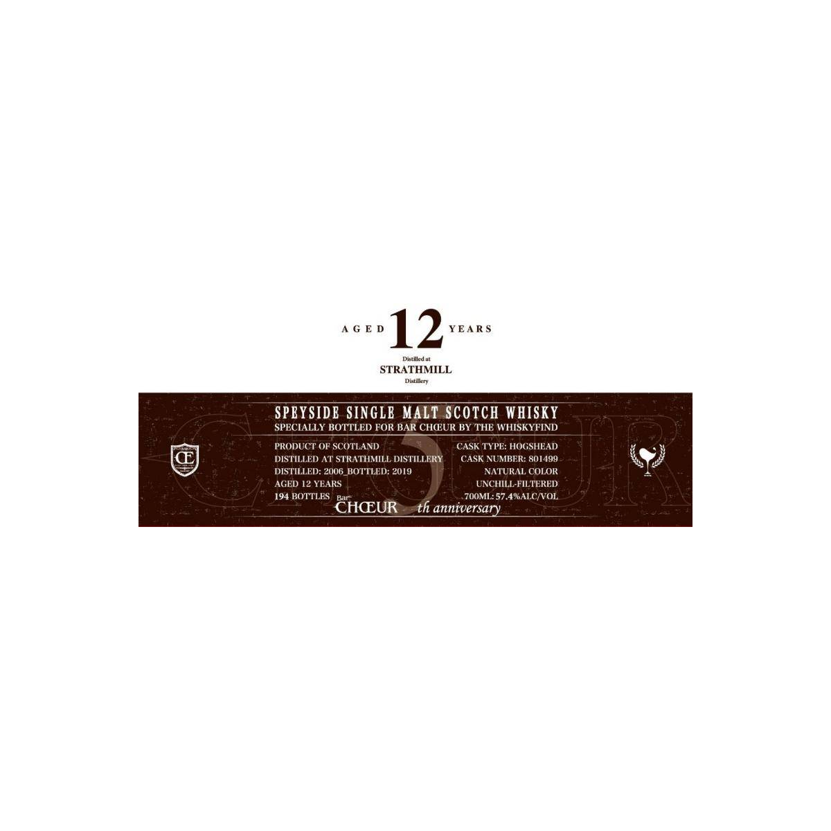 Strathmill 2006 12 Years Single Malt Whisky 2