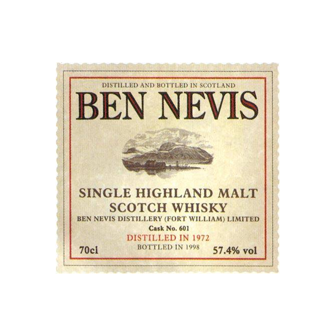Ben Nevis 1972 26 Years Single Malt Whisky 2