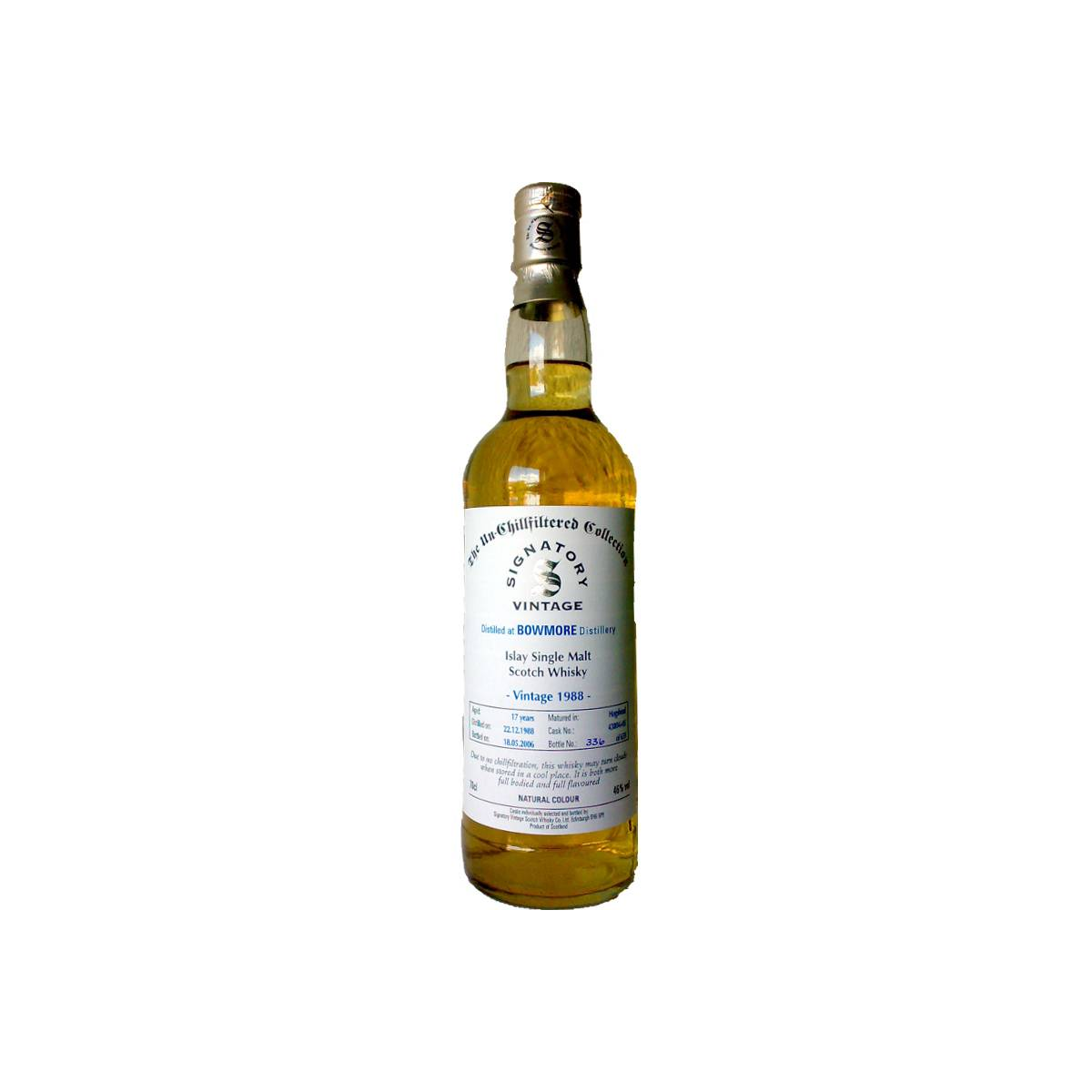 Bowmore The Un-Chillfiltered Collection 1988 17 Years Single Malt Whisky
