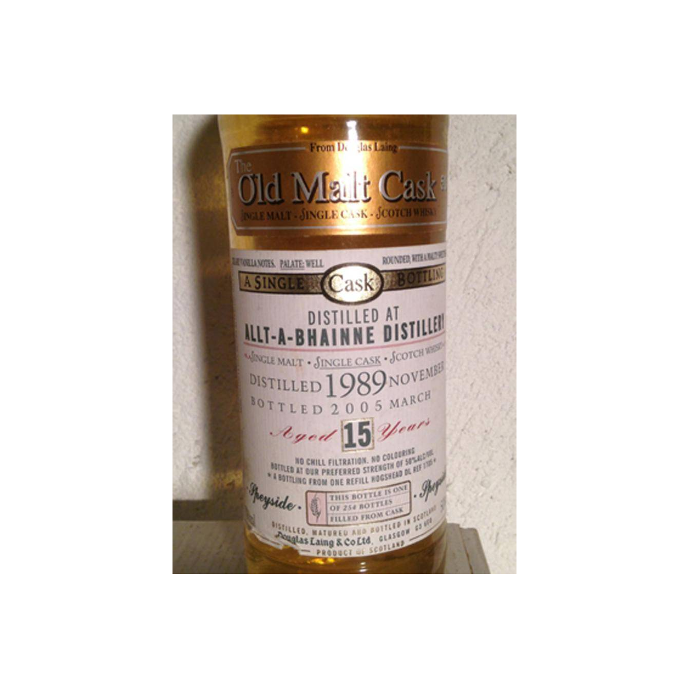 Allt-A-Bhainne Old Malt Cask 1989 15 Years Single Malt Whisky 2