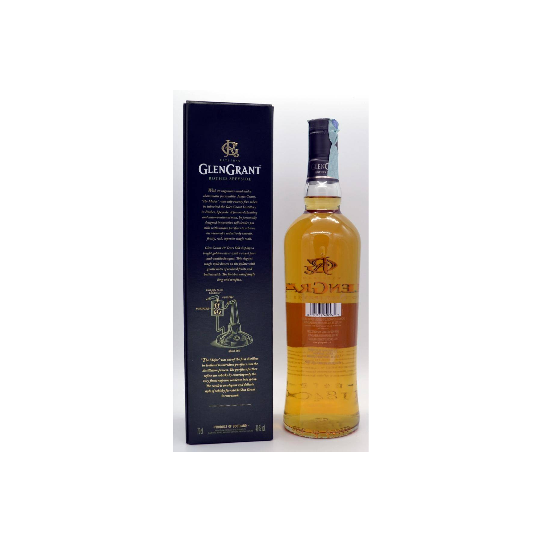 Glen Grant 10 Years Single Malt Whisky 3