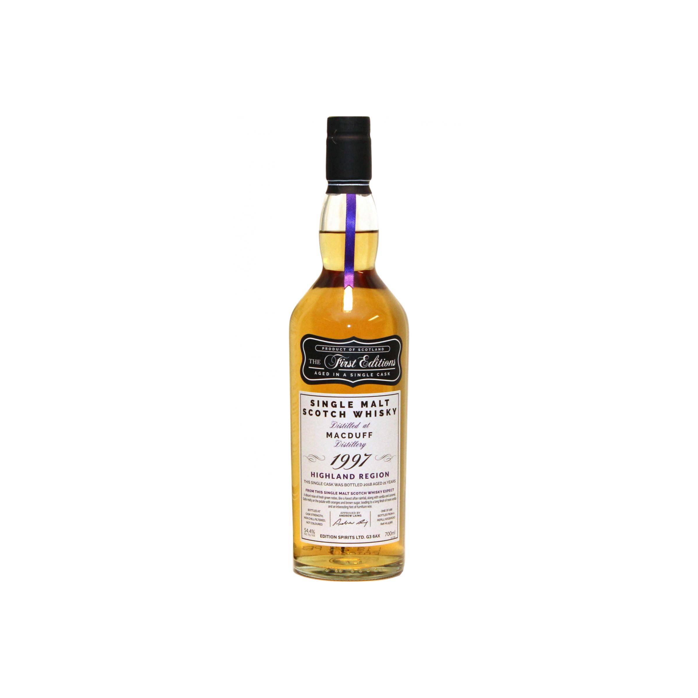 Macduff The First Editions 1997 21 Years Single Malt Whisky