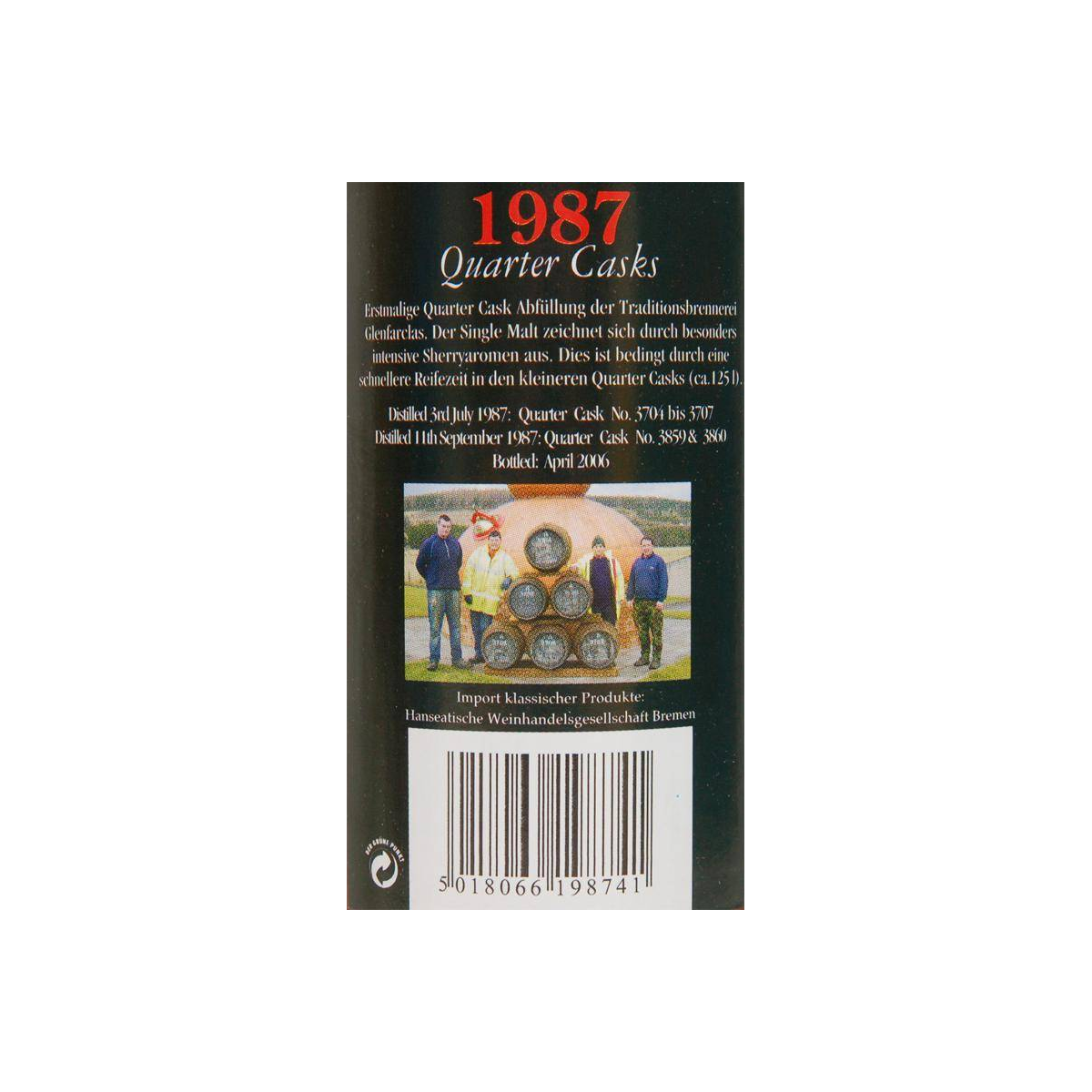 Glenfarclas 1987 18 Years Single Malt Whisky 3