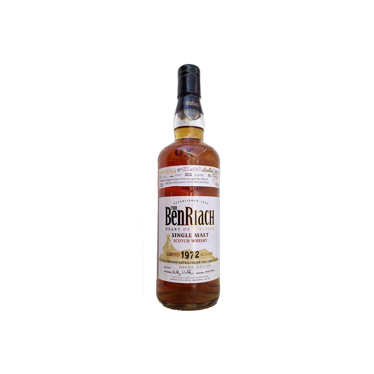 BenRiach 1972 33 Years Single Malt Whisky 2