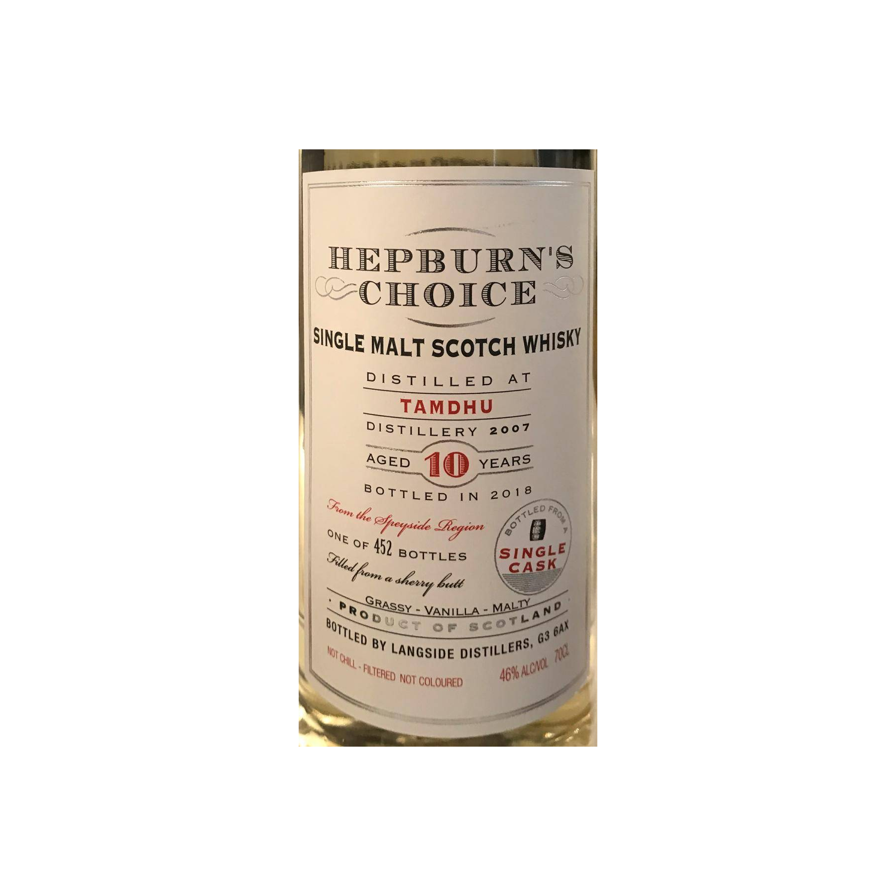 Tamdhu 2007 10 Years Single Malt Whisky 2