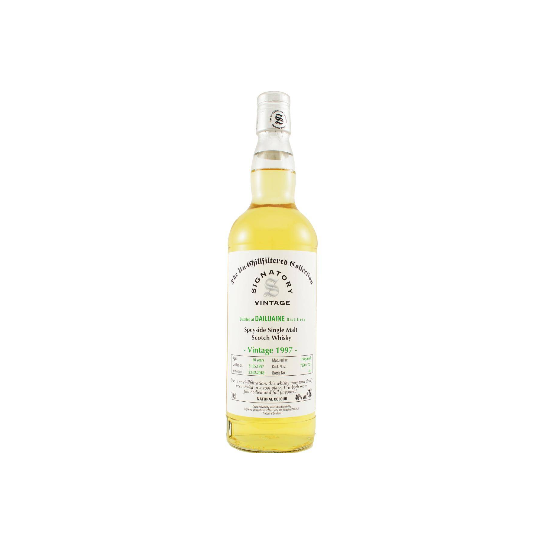 Dailuaine The Un-Chillfiltered Collection 1997 20 Years Single Malt Whisky