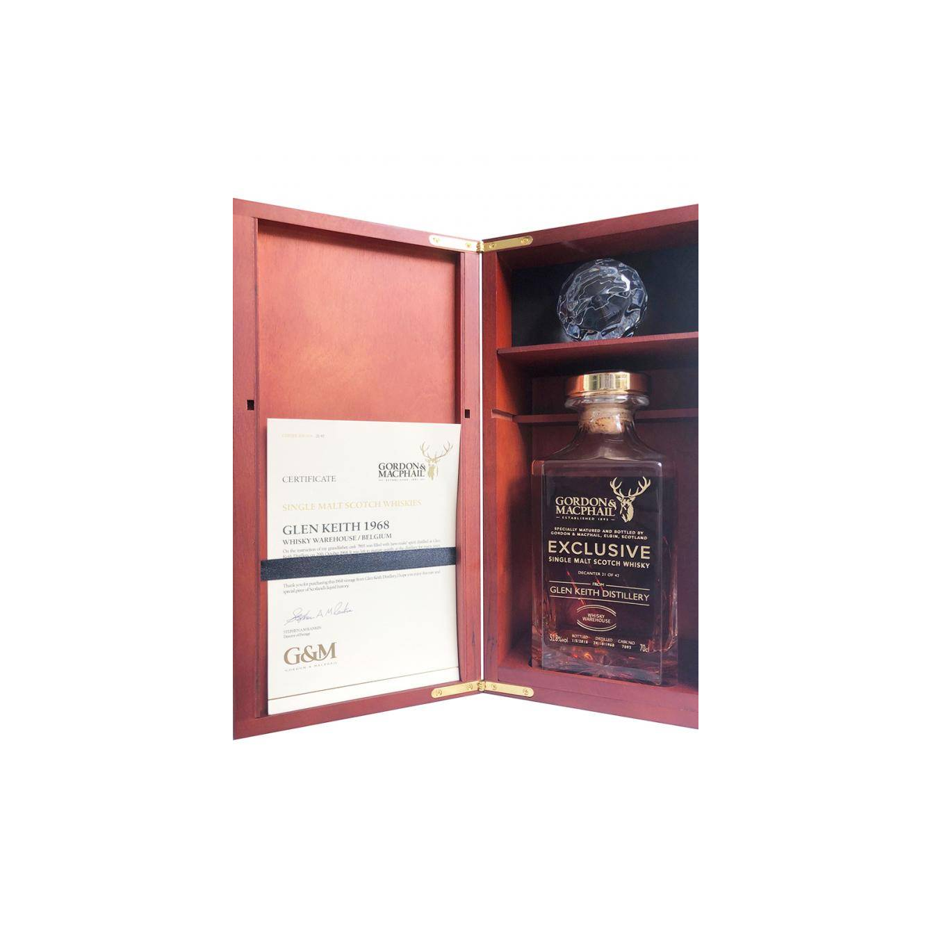 Glen Keith 1968 49 Years Single Malt Whisky