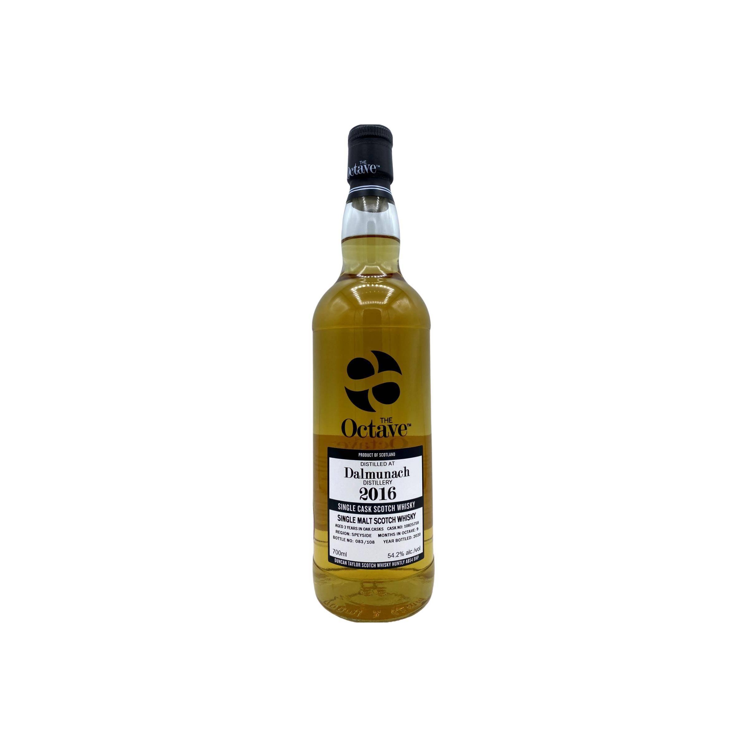 Dalmunach The Octave 2016 3 Years Single Malt Whisky