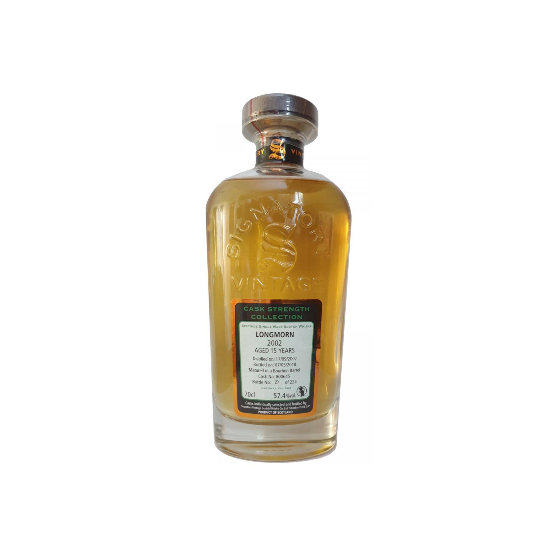 Longmorn Cask Strength Collection 2002 15 Years Single Malt Whisky