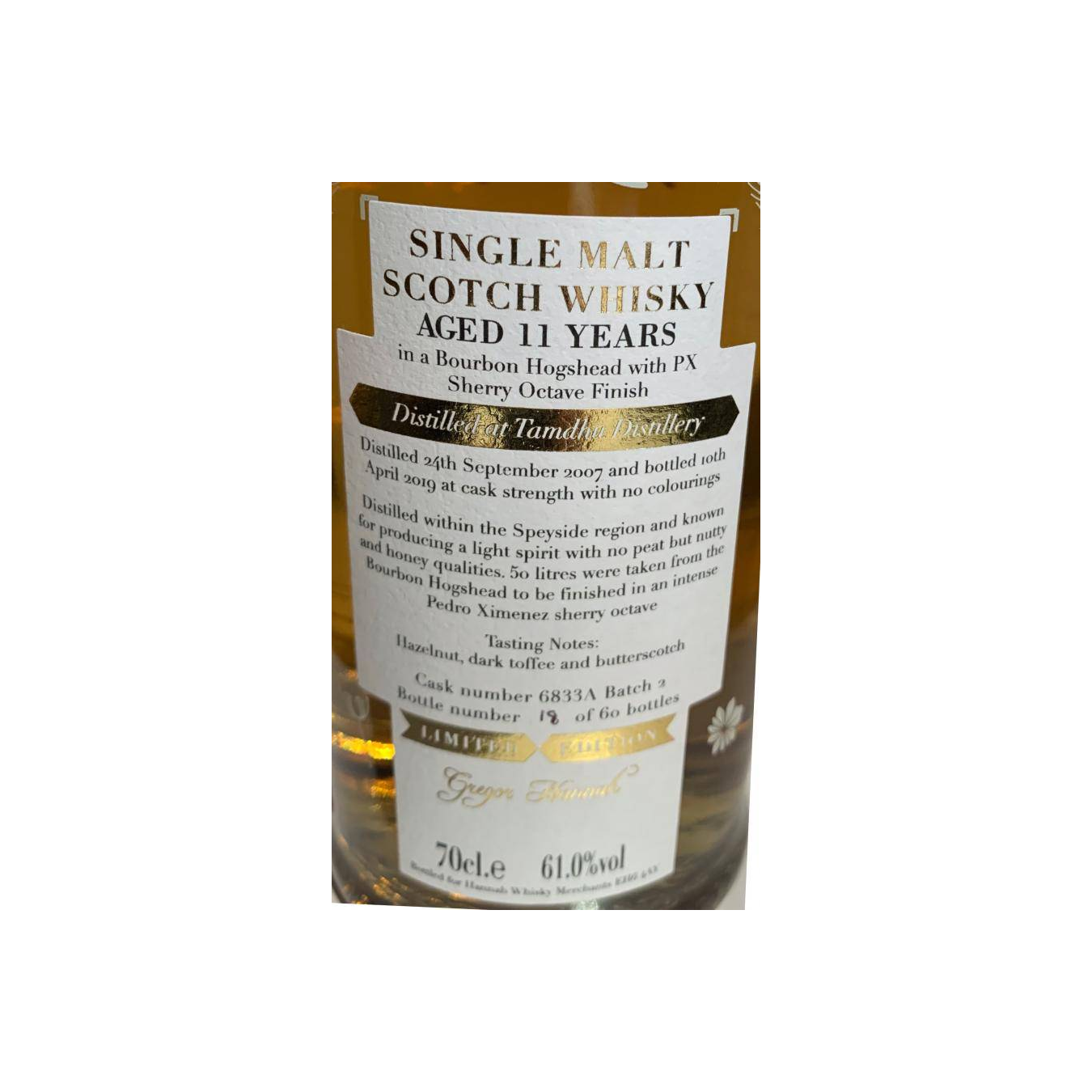 Tamdhu 2007 11 Years Single Malt Whisky 2