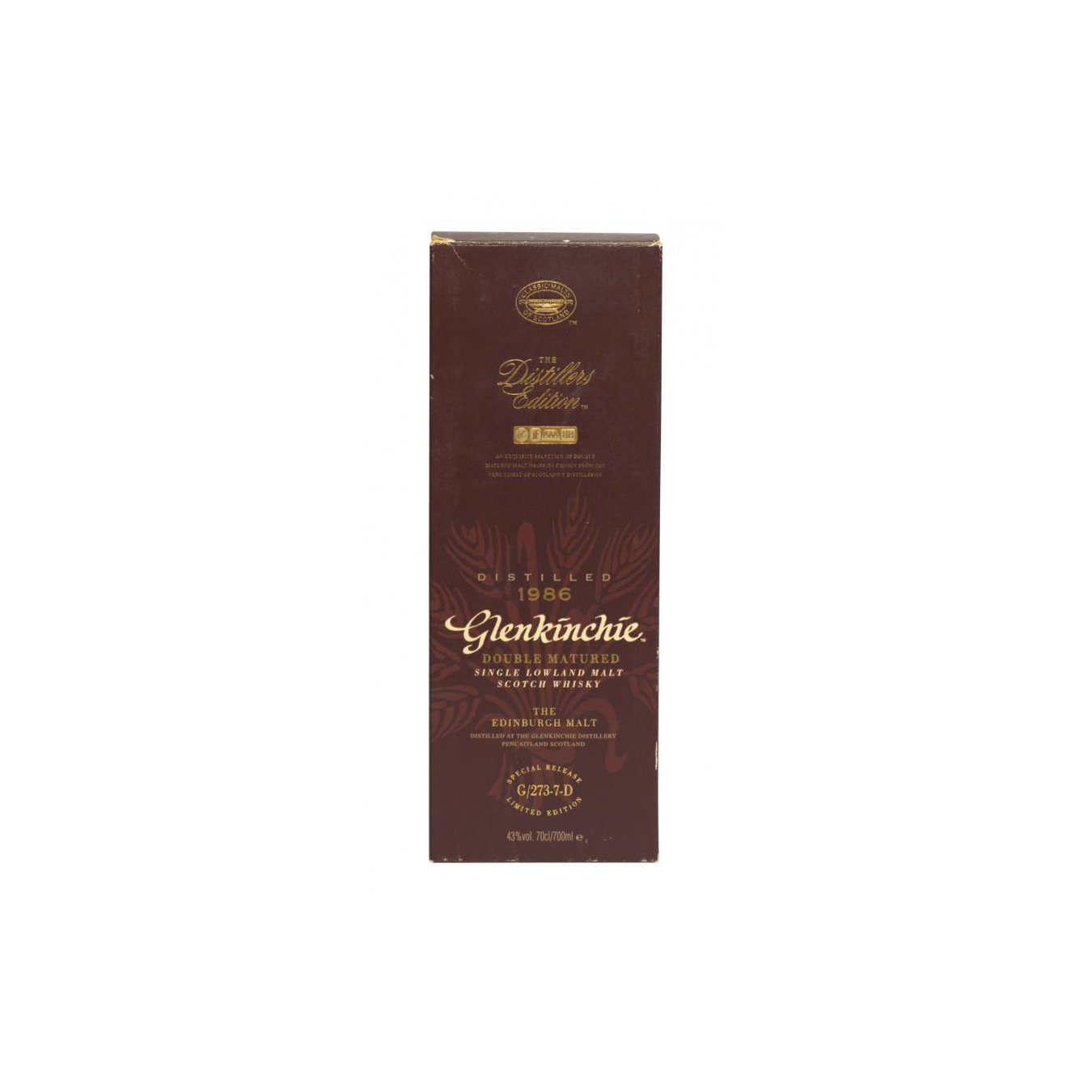Glenkinchie The Distillers Edition 1986 13 Years Single Malt Whisky 3