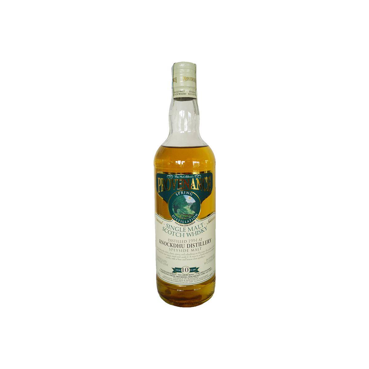 The Knockdhu McGibbon's Provenance 1994 10 Years Single Malt Whisky