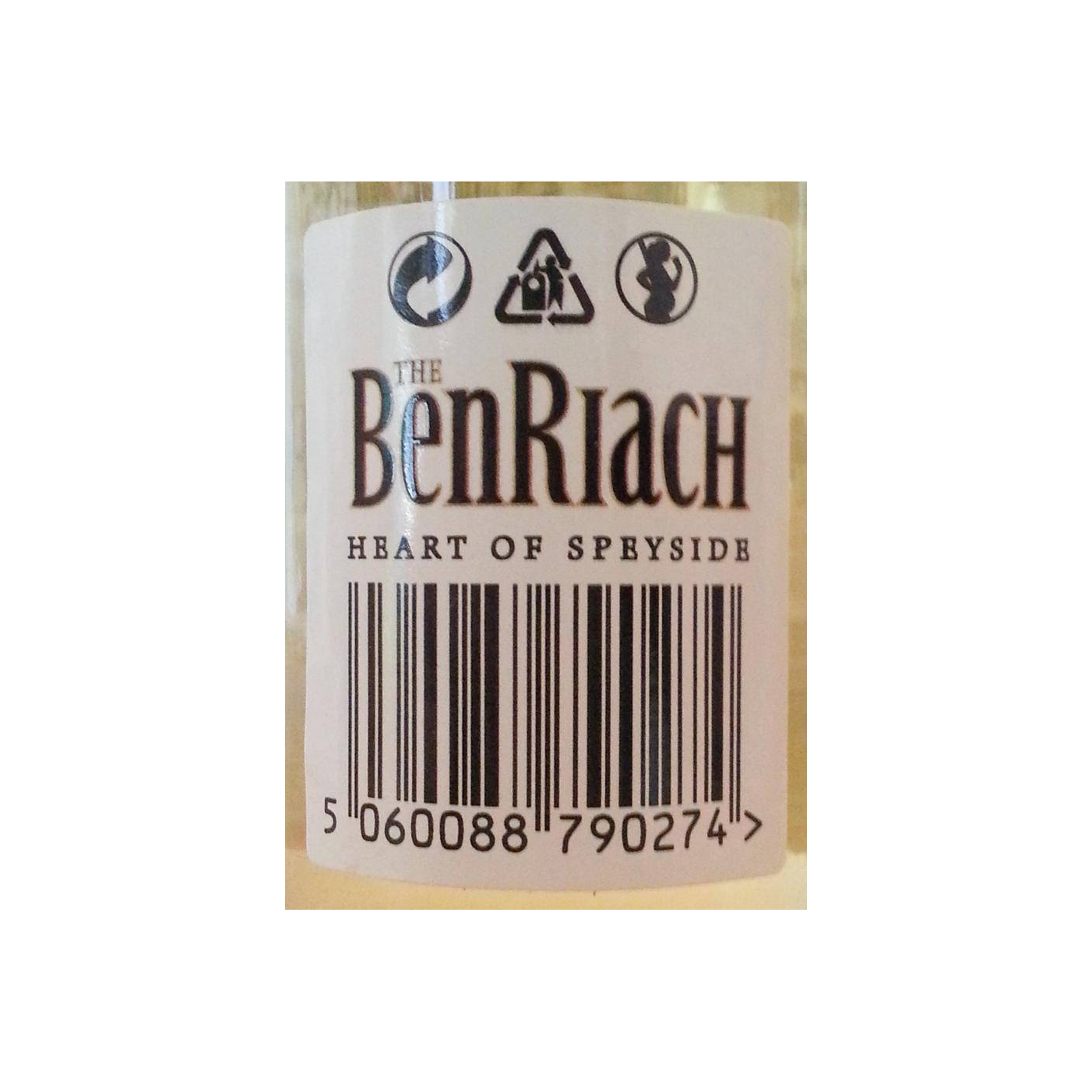BenRiach Miniature Single Malt Whisky 3