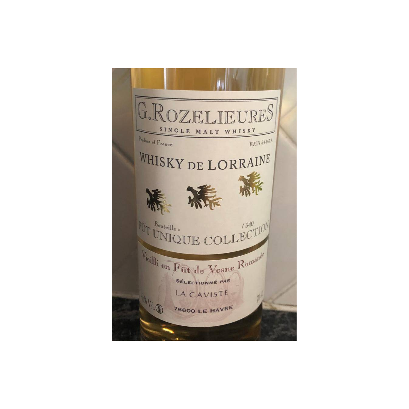 G. Rozelieures Whisky de Lorraine