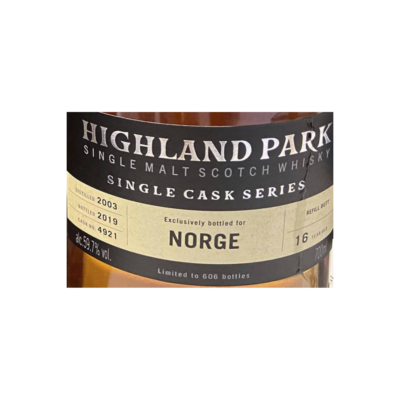 Highland Park Single Cask 2003 16 Years Single Malt Whisky 2