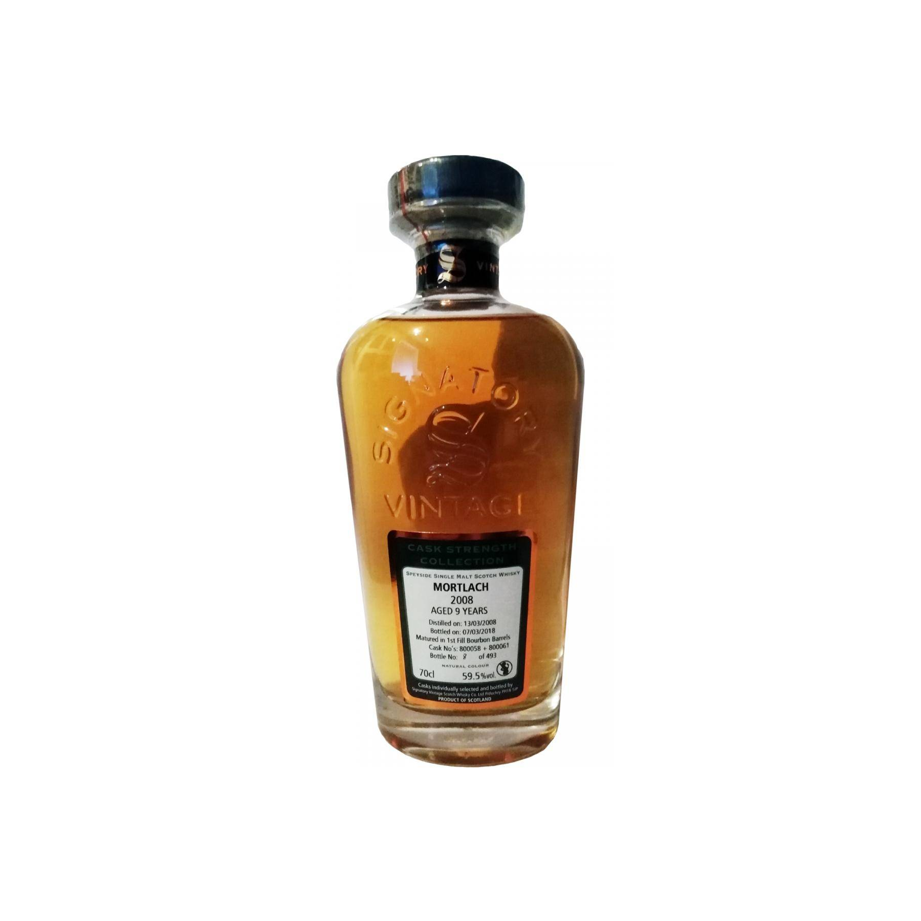 Mortlach Cask Strength Collection 2008 9 Years Single Malt Whisky