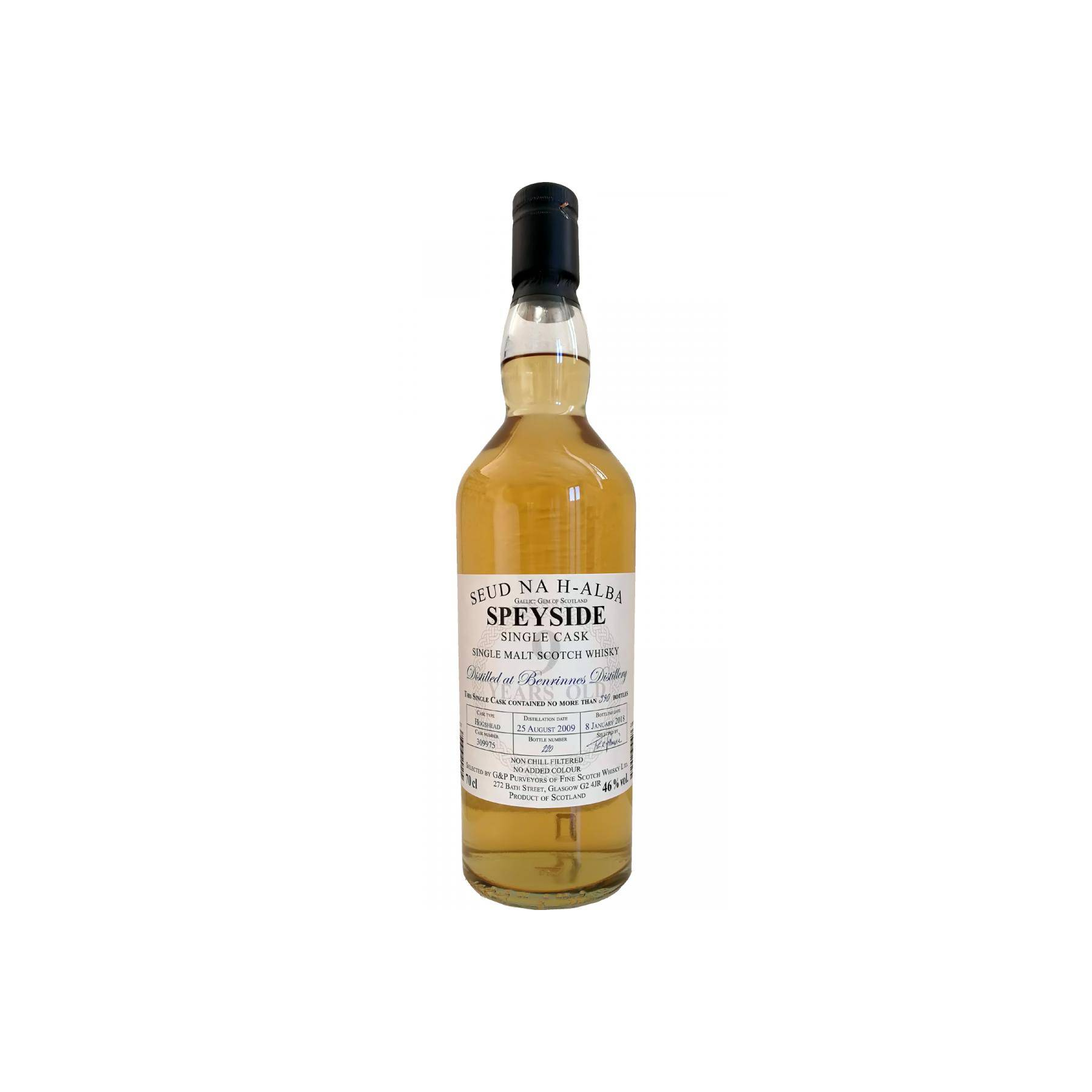 Benrinnes 2009 9 Years Single Malt Whisky