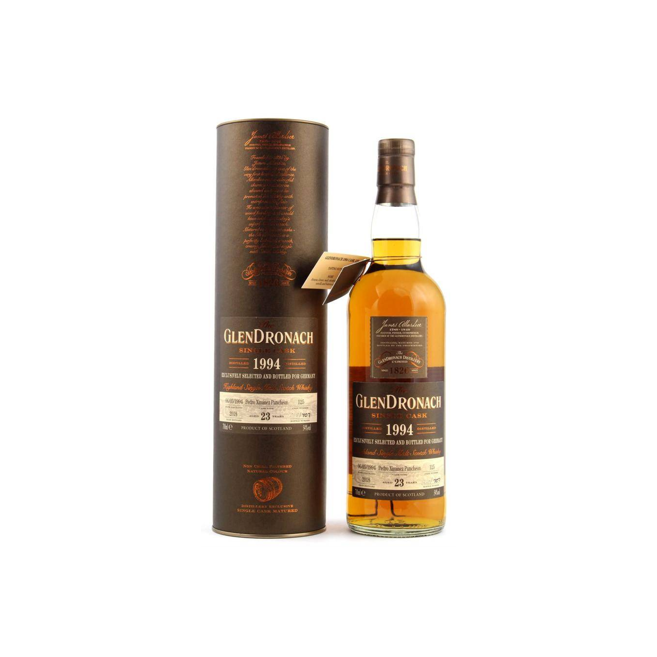 GlenDronach Single Cask 1994 23 Years Single Malt Whisky 3